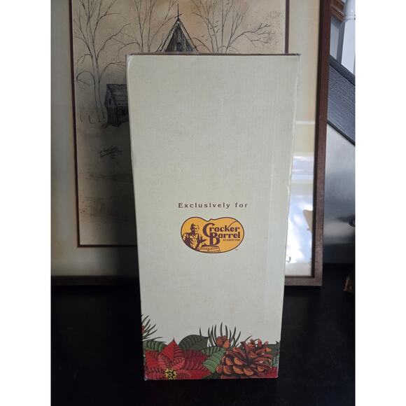 Cracker Barrel Crochet Angel Tree Topper 16" Christmas Holiday Decoration NIB - Picture 6 of 8